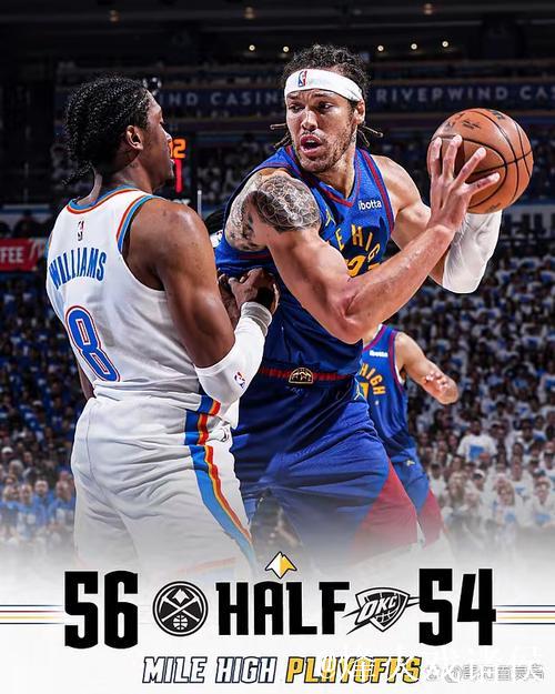 卡梅伦-约翰逊快攻上篮得手，掘金半场末段打出13-2高潮